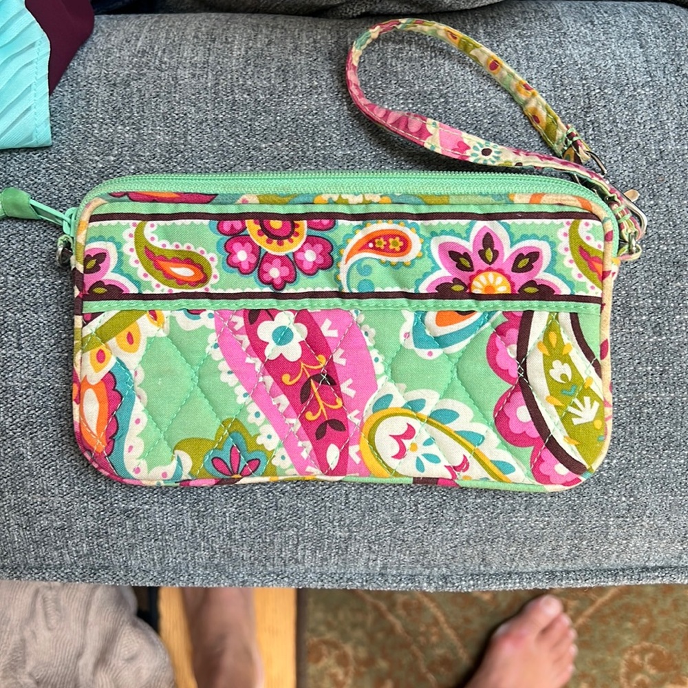 Vera Bradley wristlet. Like new